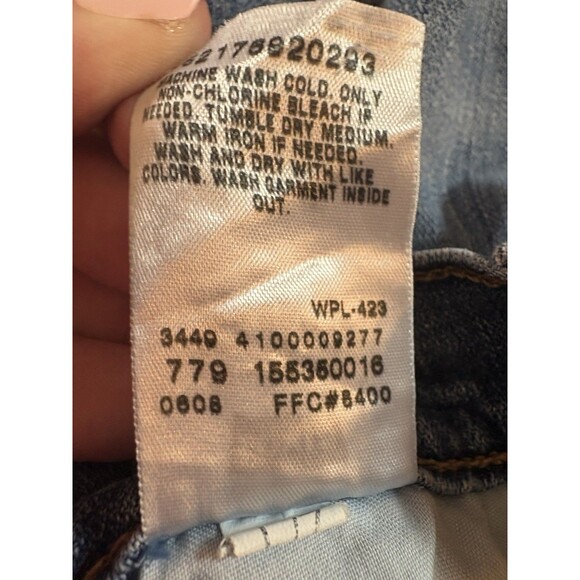 Levis 529 Women’s Curvy Stretch Jeans Size 14 Blue Boot Cut Mid Rise - Picture 9 of 15